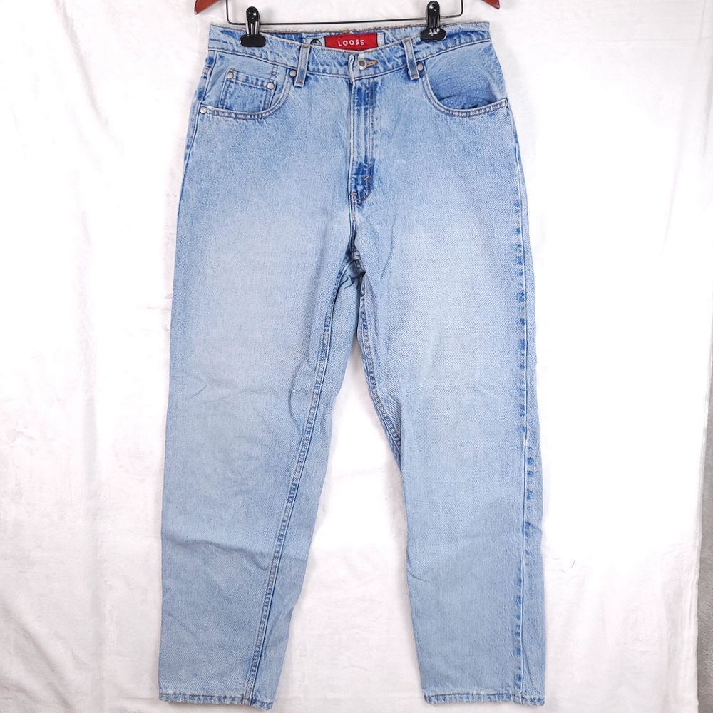 VTG Levi's Silver Tab 13 JR M Loose Fit 100% Cotton Made in USA 32x 30